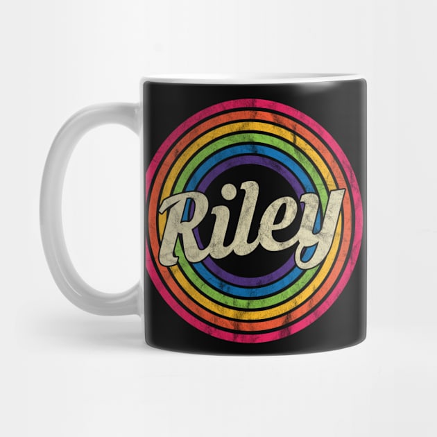 Riley - Retro Rainbow Faded-Style by MaydenArt